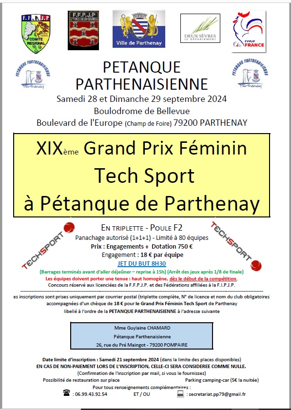 Féminin Parthenay 2024