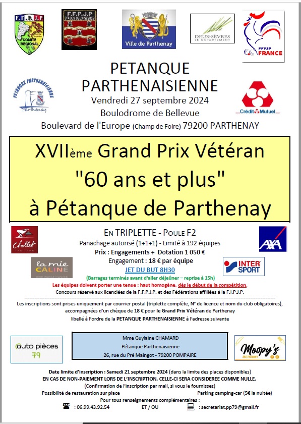 Vétéran Parthenay 2024